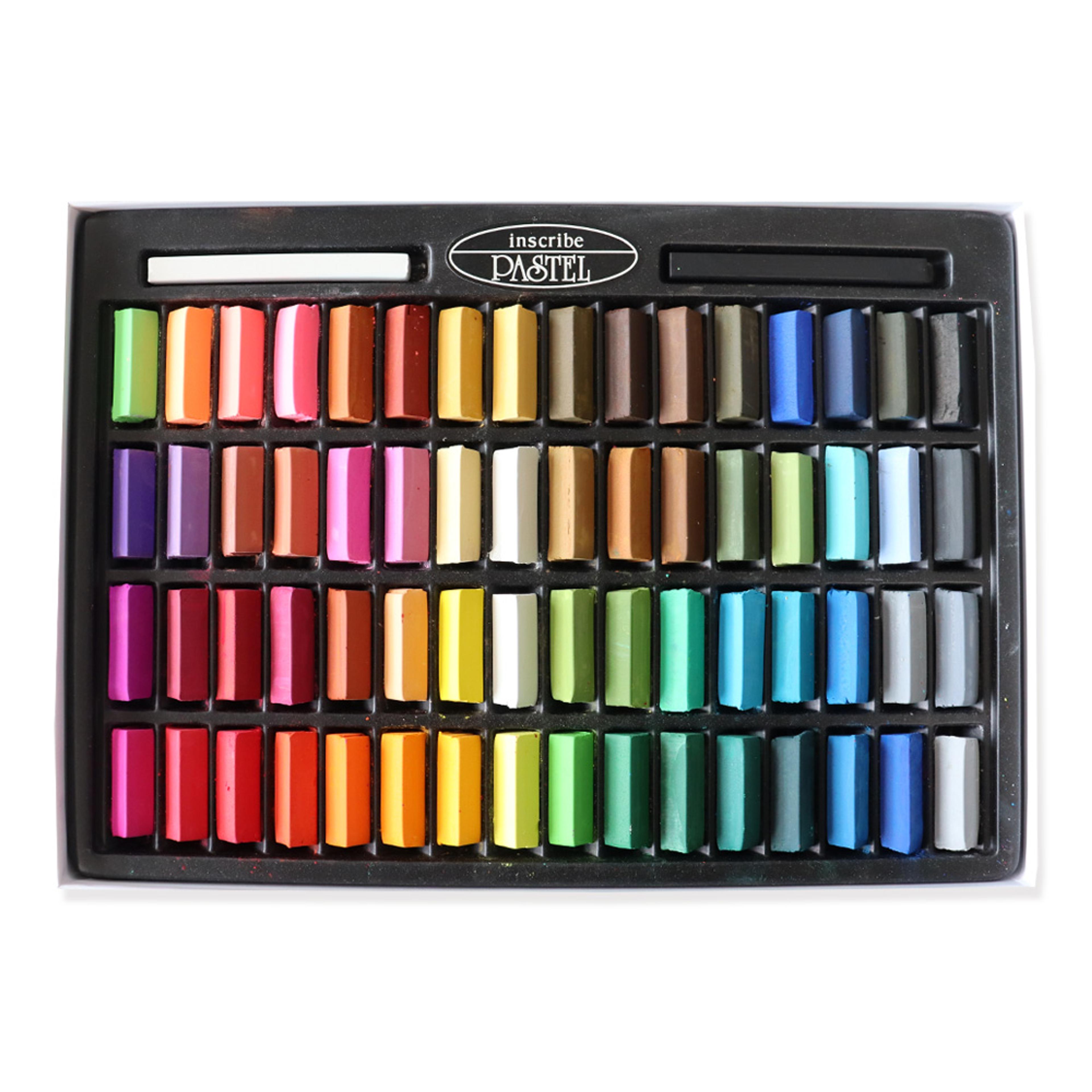 Inscribe Soft Pastels Half Sticks. Set of 64