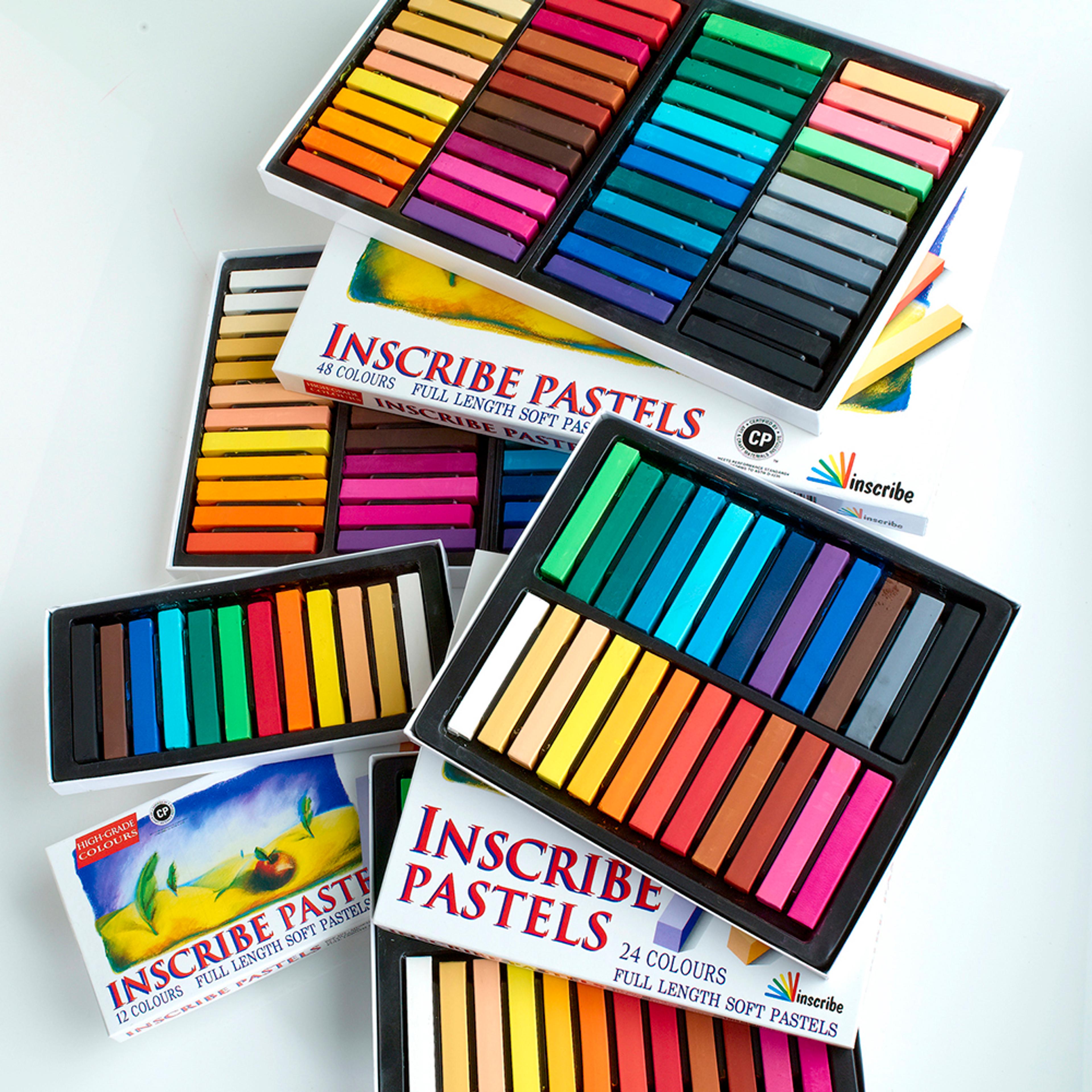 Inscribe Soft Pastels. Set of 24