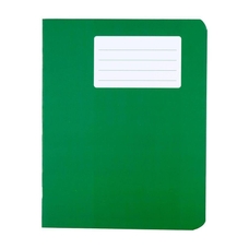 Durabook Exercise Books 9 x 7in 80 Page 8mm F&M - Dark Green - Pack of 100