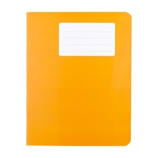 Durabook Exercise Books 9 x 7in 80 Page 8mm F&M - Orange - Pack of 100