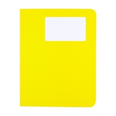 Durabook Exercise Books 9 x 7in 80 Page 8mm F&M - Yellow - Pack of 100