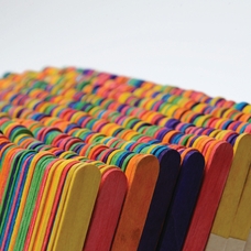 Coloured Lollypop Sticks Pack