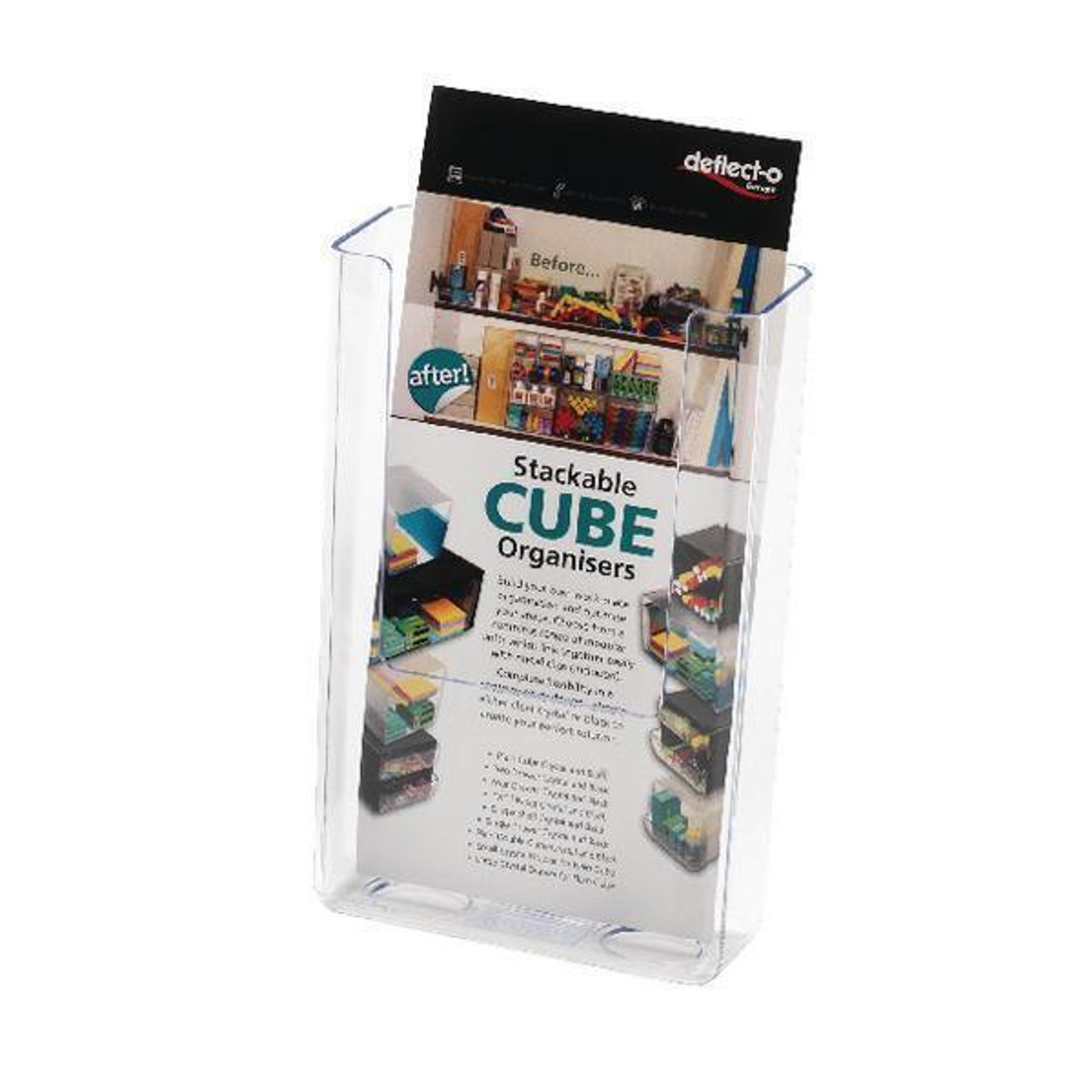 Deflecto 1/3 A4 Flat Back Lit Holder