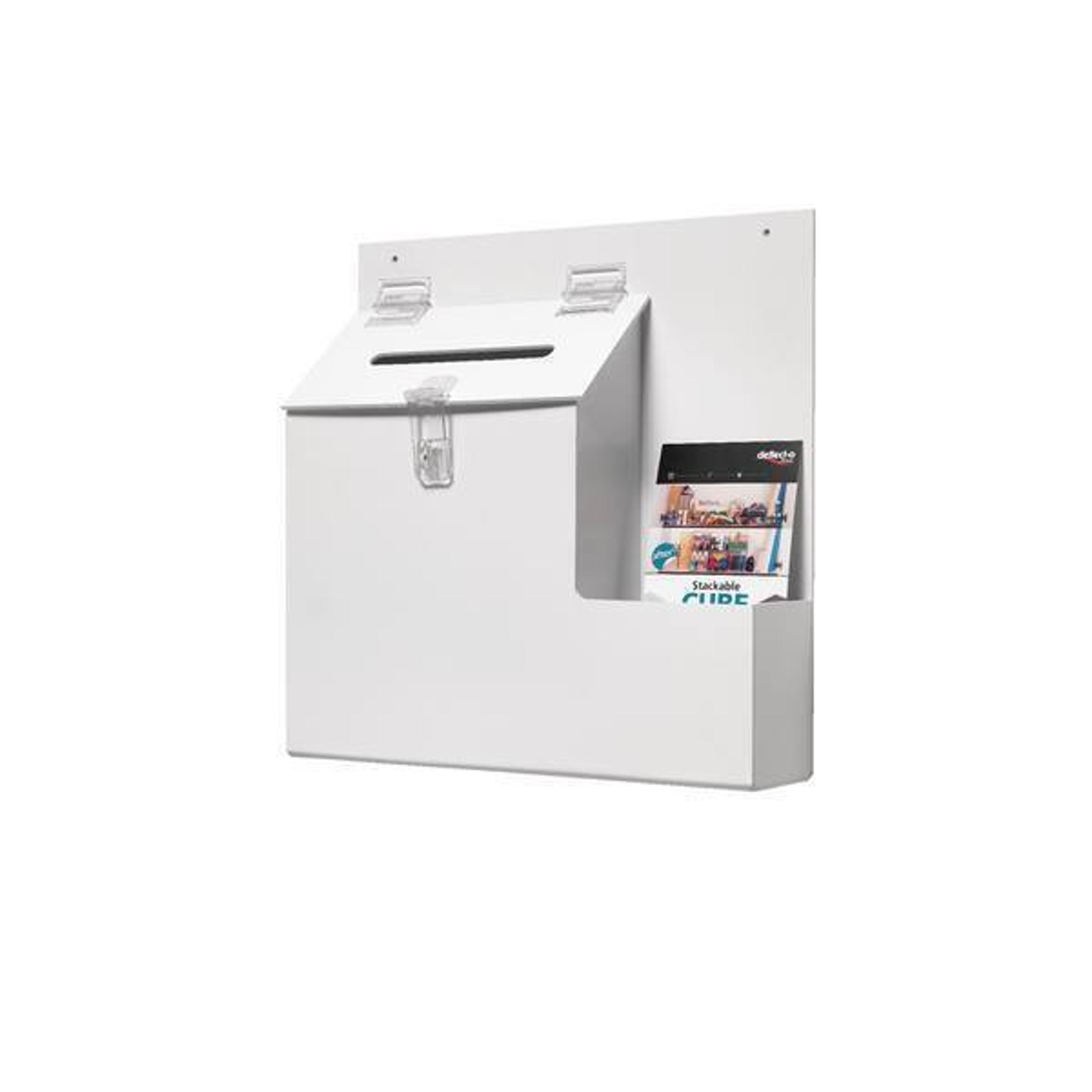 Deflect Suggestion Box - White