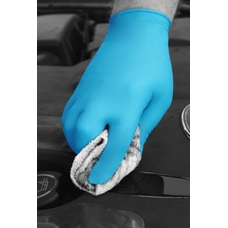 Blue Hybrid Examination Gloves Powder Free - Small - Pack of 100