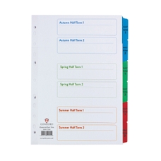 Term Time Index Dividers