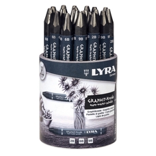 Lyra Graphite Non-Water Soluble Sticks - Assorted. Pack of 24