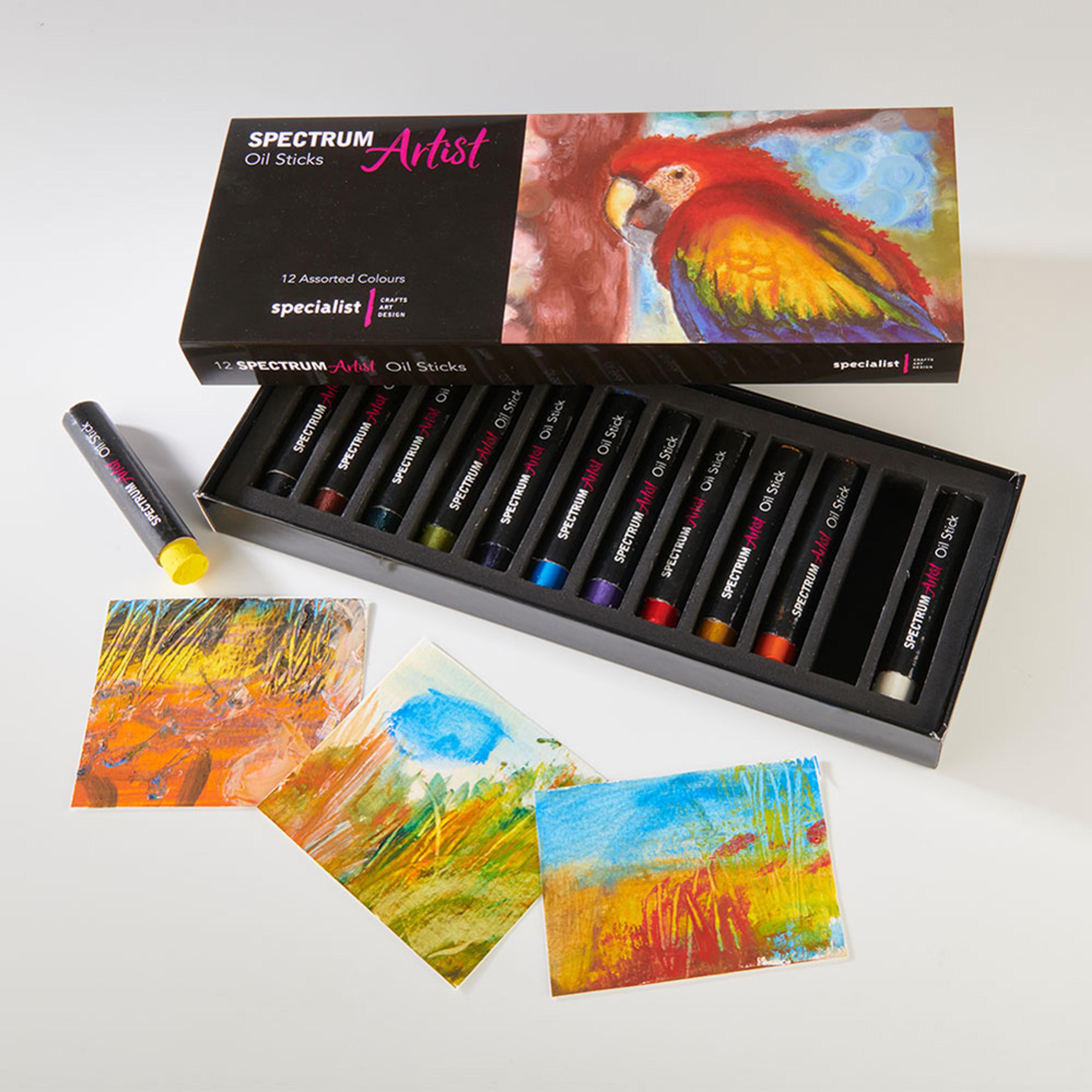 Specialist Crafts Spectrum Artist Oil Sticks Pack of 12