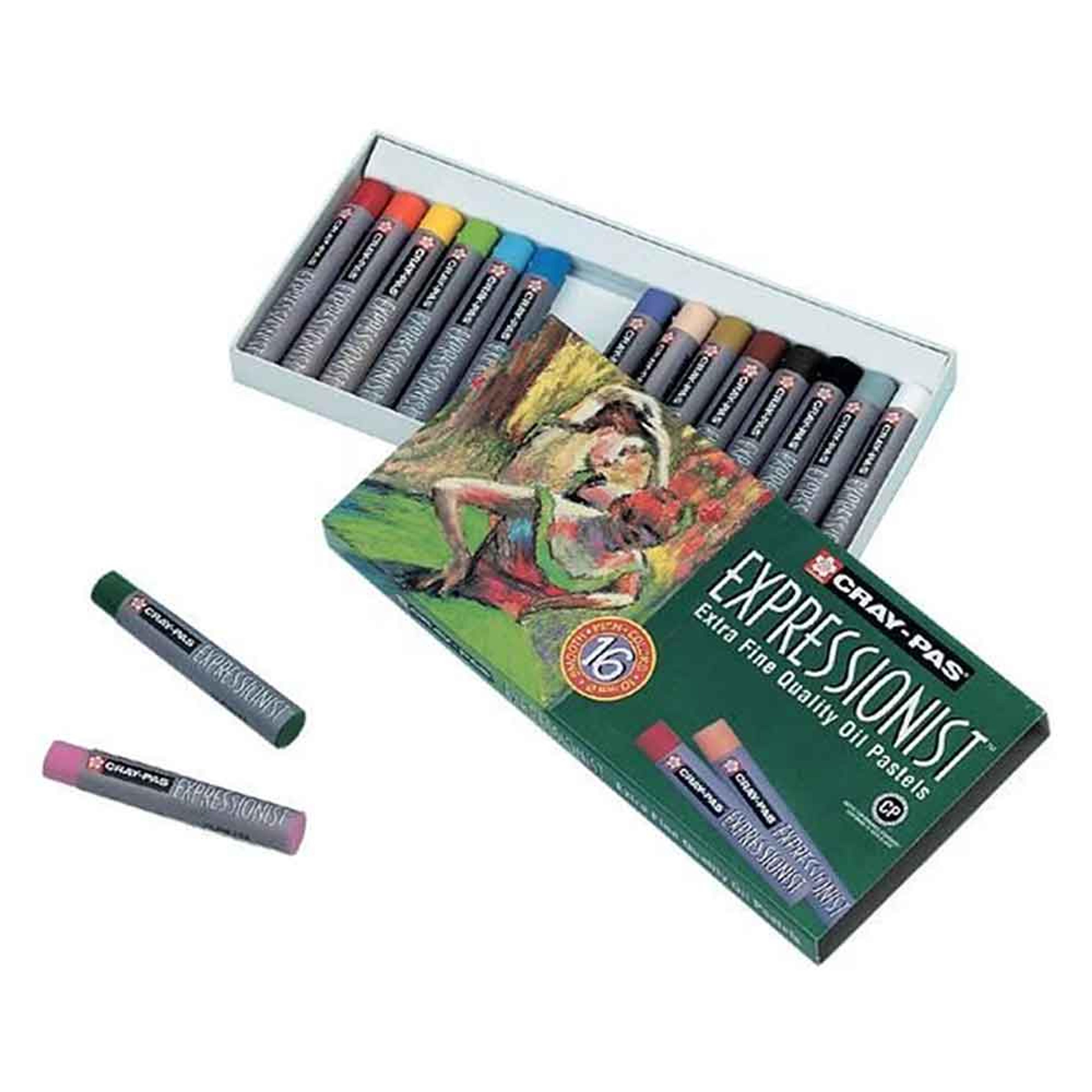 Sakura Cray-Pas Expressionist Oil Pastel Set of 16