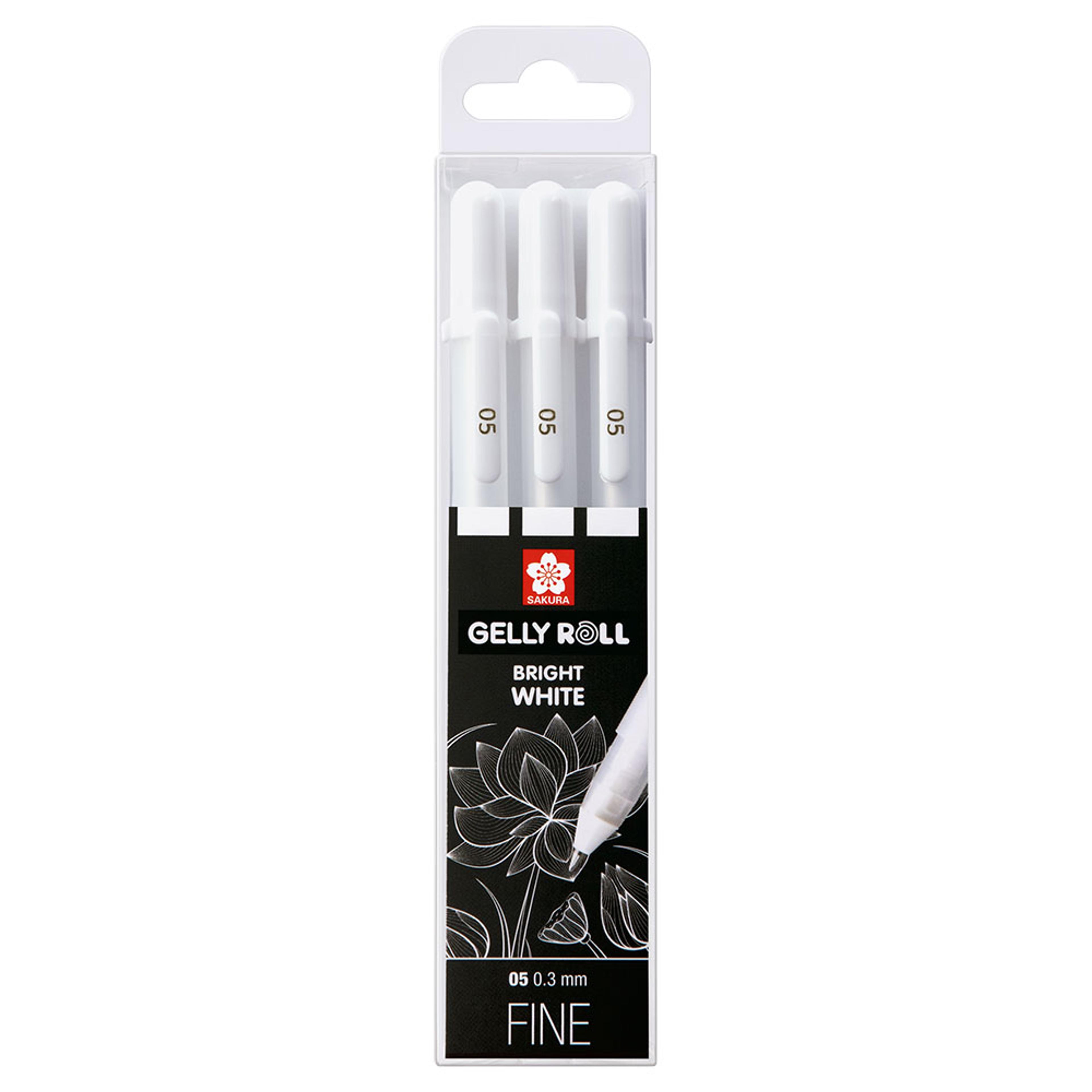 Sakura Gelly Roll Set Bright White Fine Set of 3