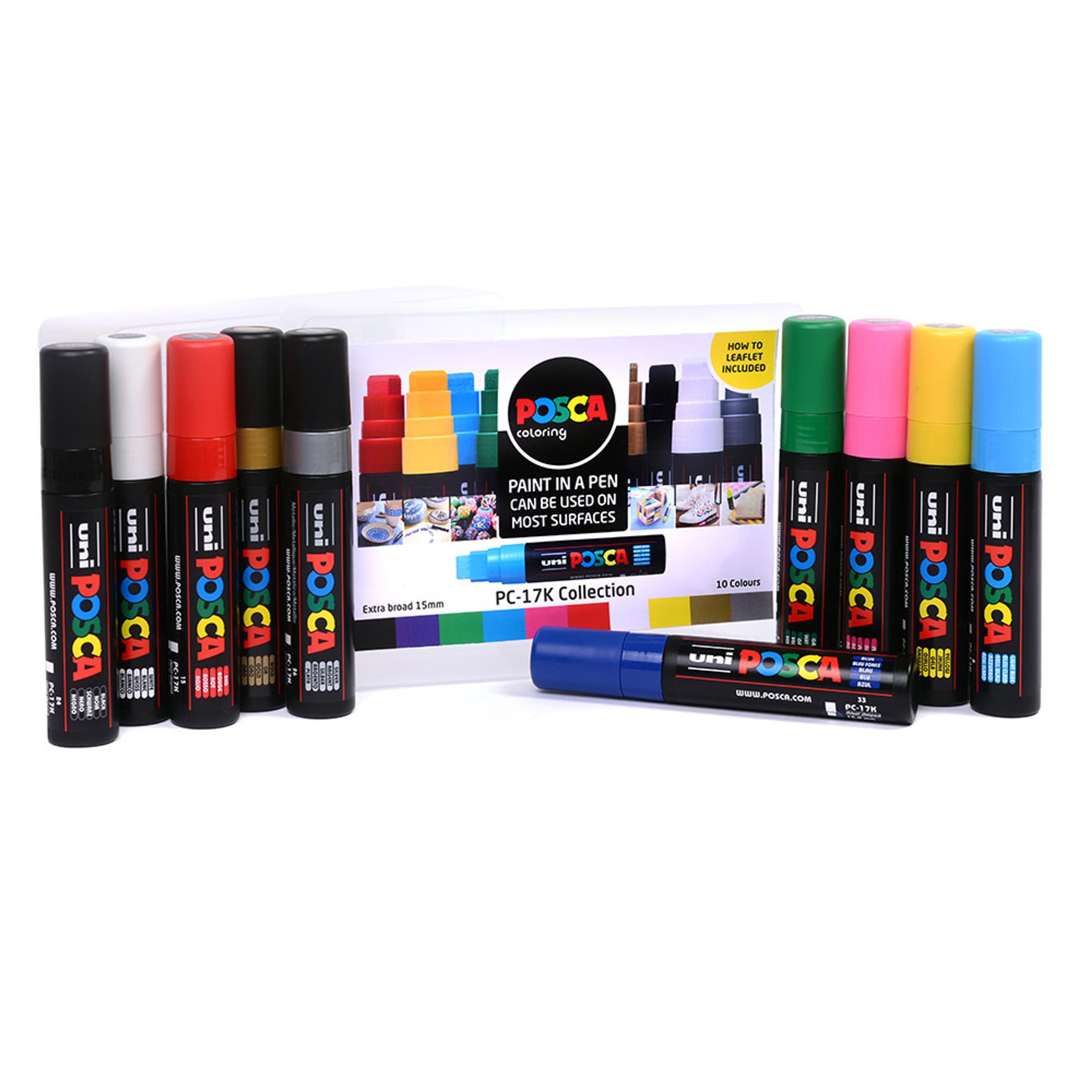 Uni Posca Marker PC-17K 10 Standard Colours