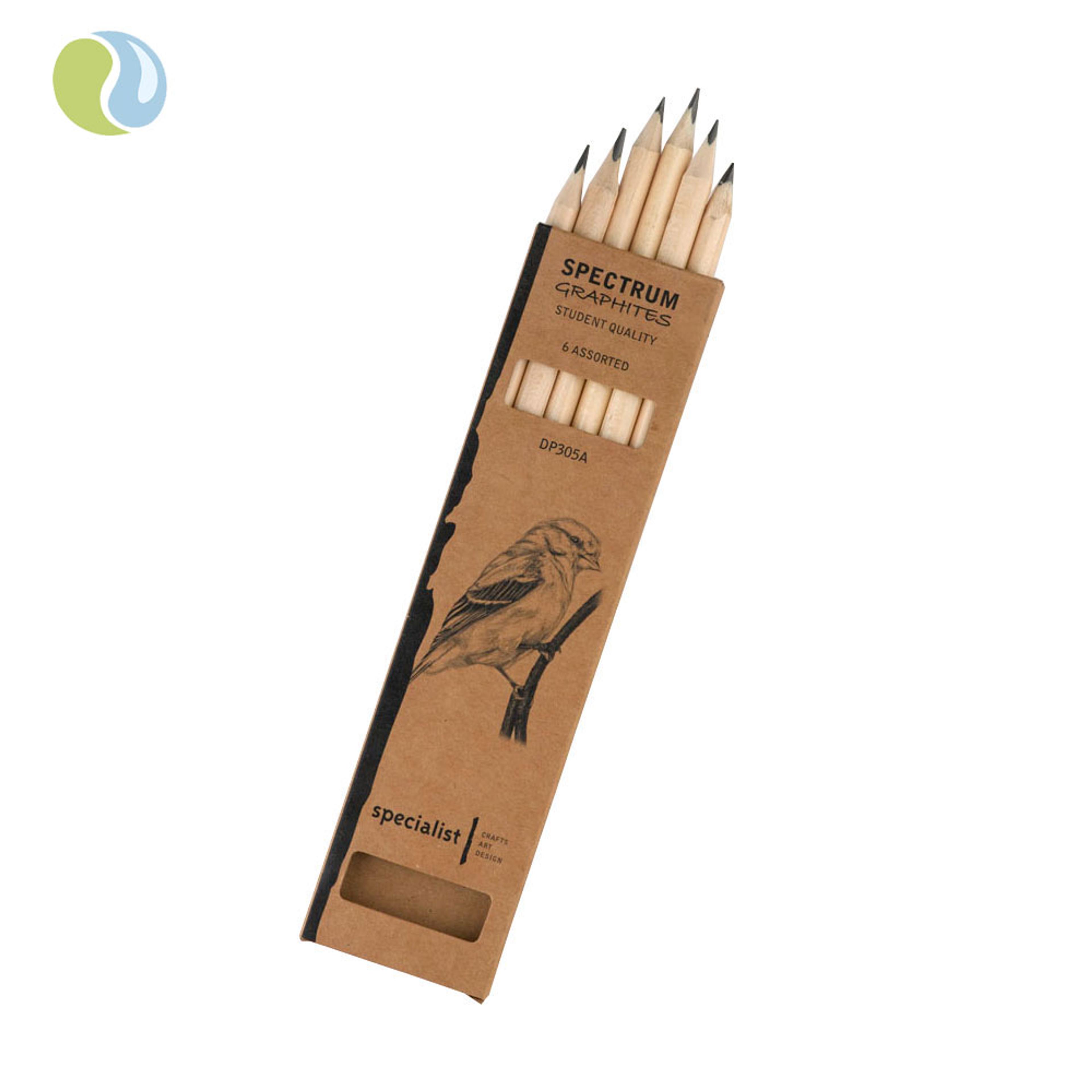 Specialist Crafts Graphites Pencils Eco Boxes - Set of 6