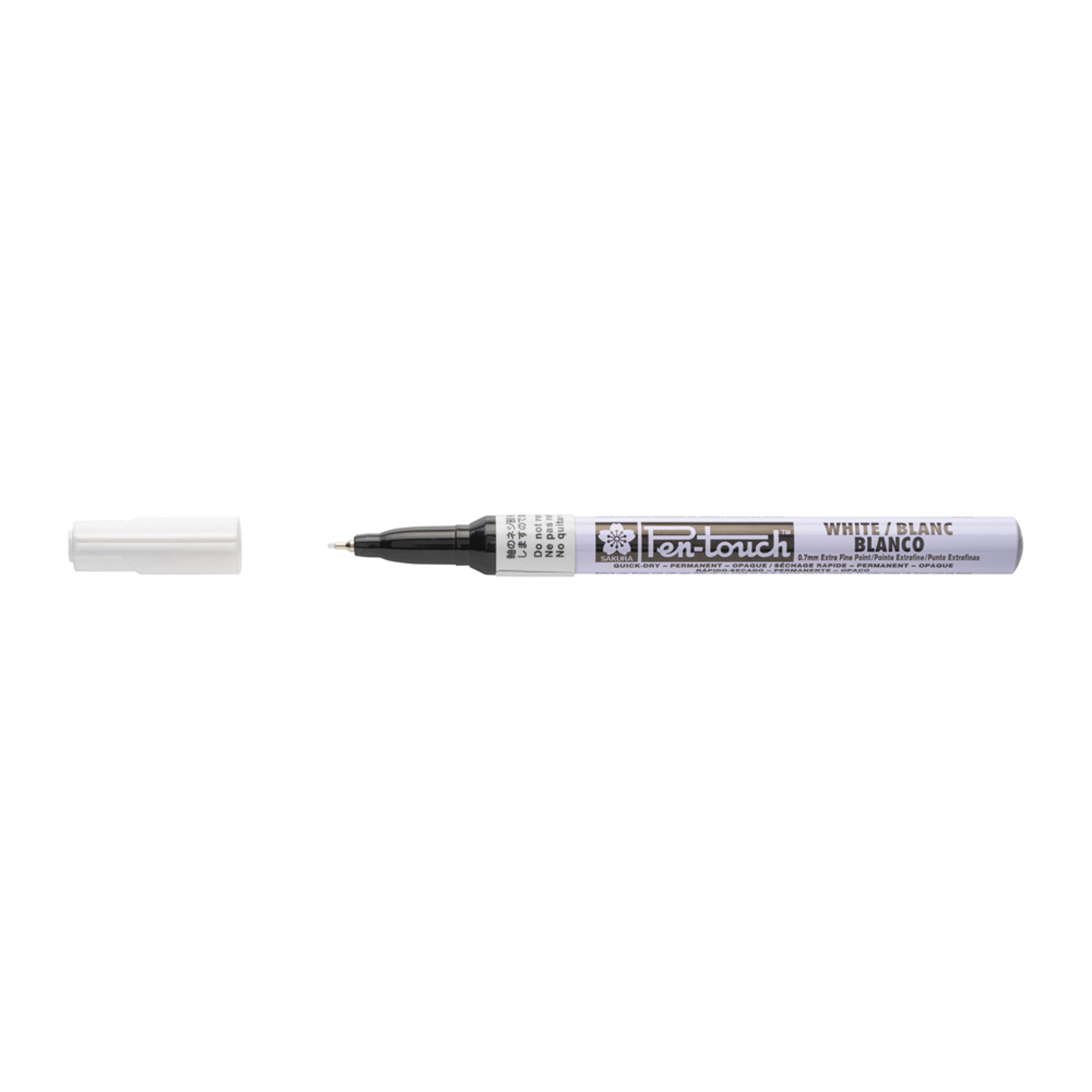 Sakura Pen-Touch Marker 0.7mm Extra-Fine Point - Opaque White