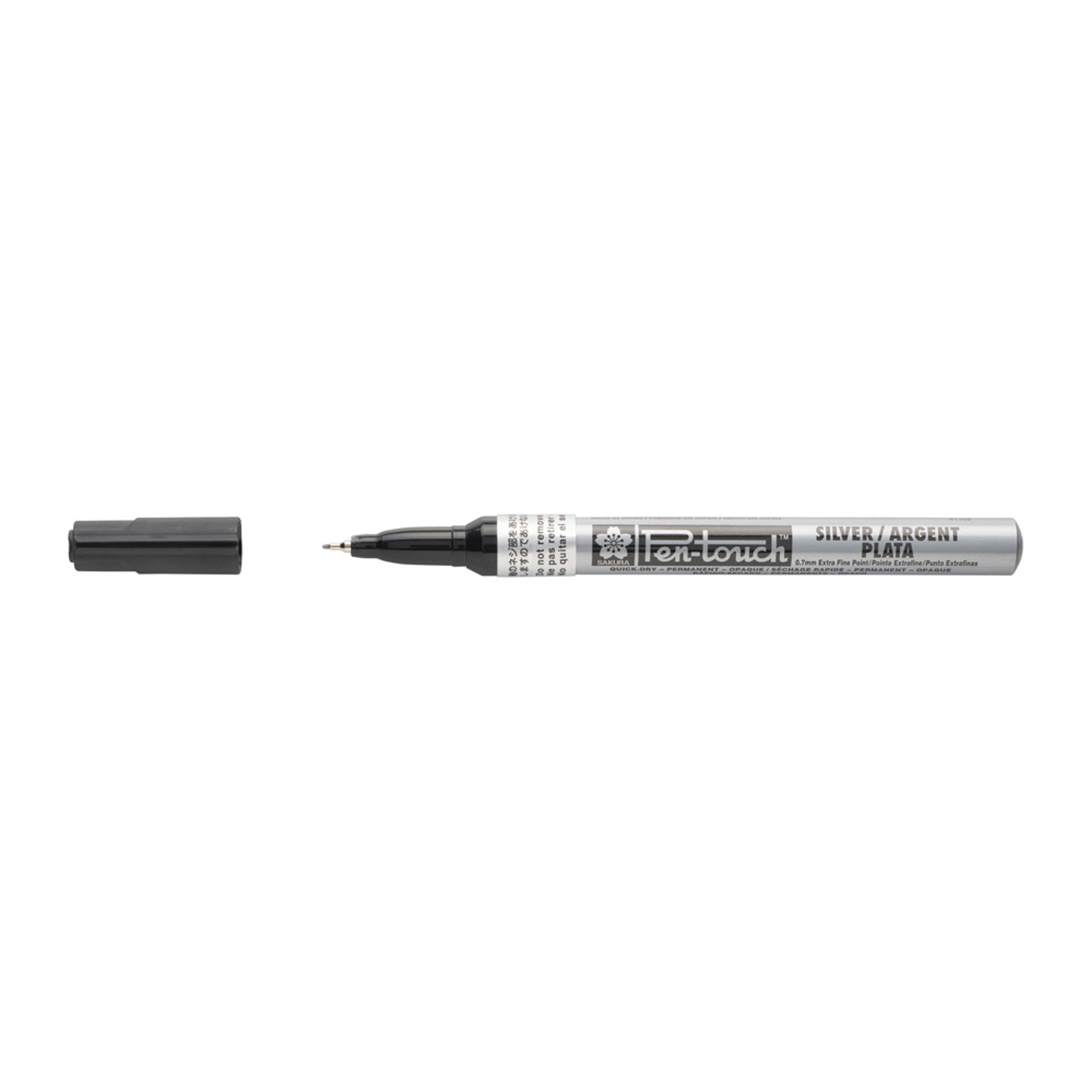 Sakura Pen-Touch Metallic Marker 0.7mm Extra-Fine Point - Silver