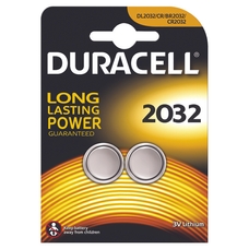 Duracell Button Battery Lithium 3V DL2032 - Pack of 2