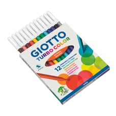 Giotto Turbo Color Fine Felt Tips - Pack of 12