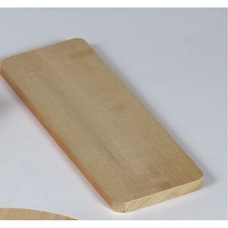 Wooden Blank Door Plate - 95 x 38mm