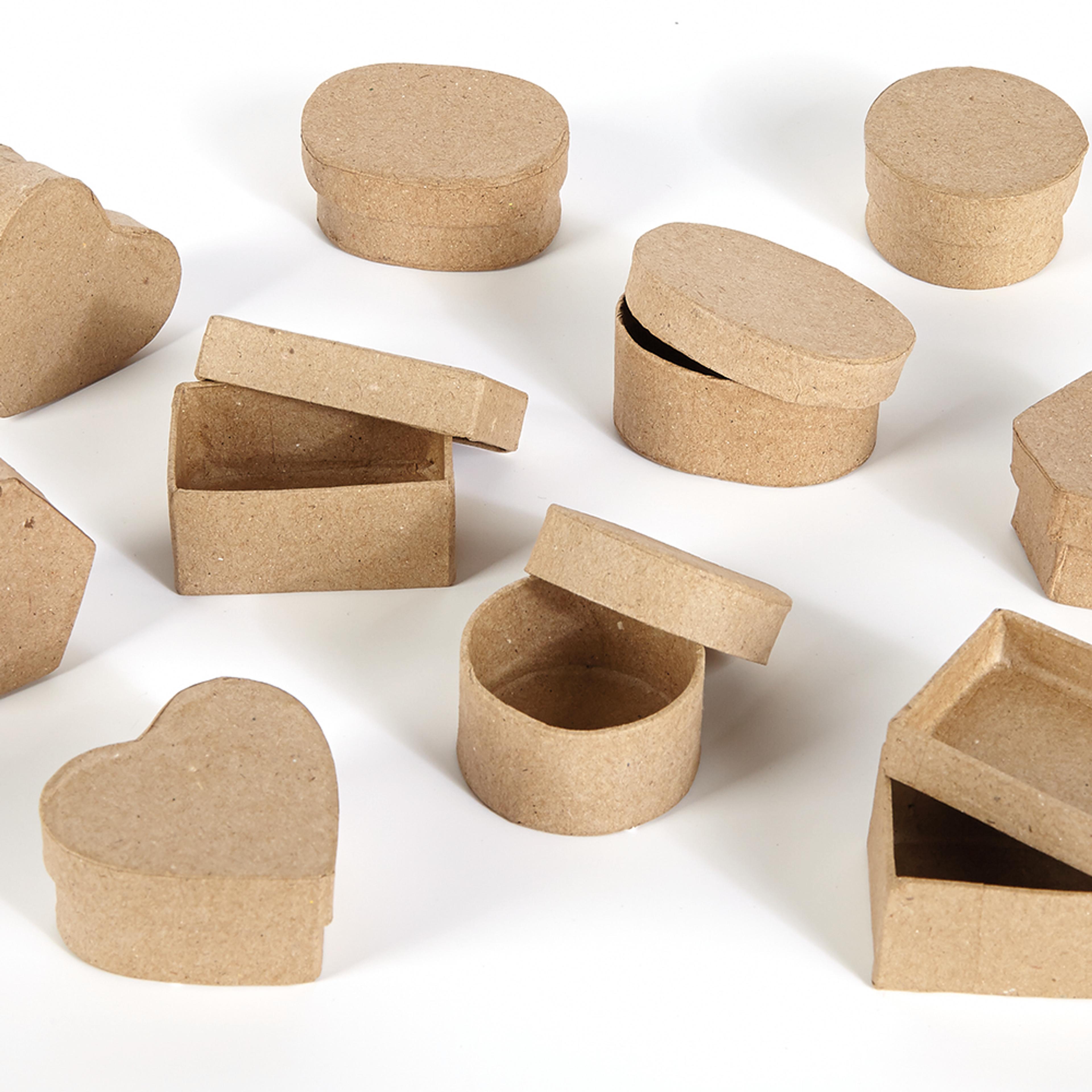Mini Papier Mache Boxes Pack