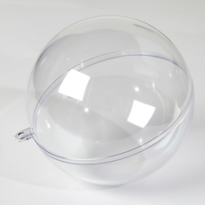 Clear Plastic Balls - 100mm. Pack of 5