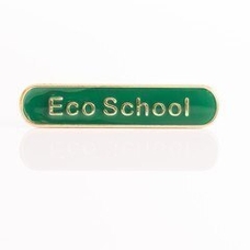 Eco School Bar Badge - Green only - Pack of 10