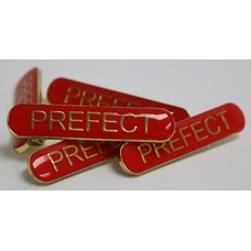 Prefect Bar Badge - Red - Pack of 10