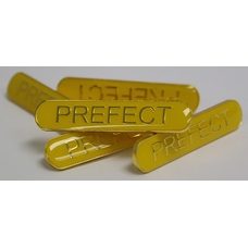 Prefect Bar Badge - Yellow - Pack of 10