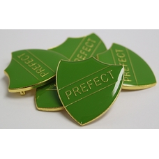 Prefect Shield Badge - Green - Pack of 10