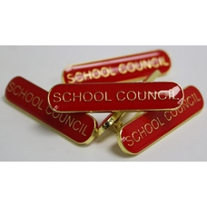 School Council Badge - Red - Pack of 10