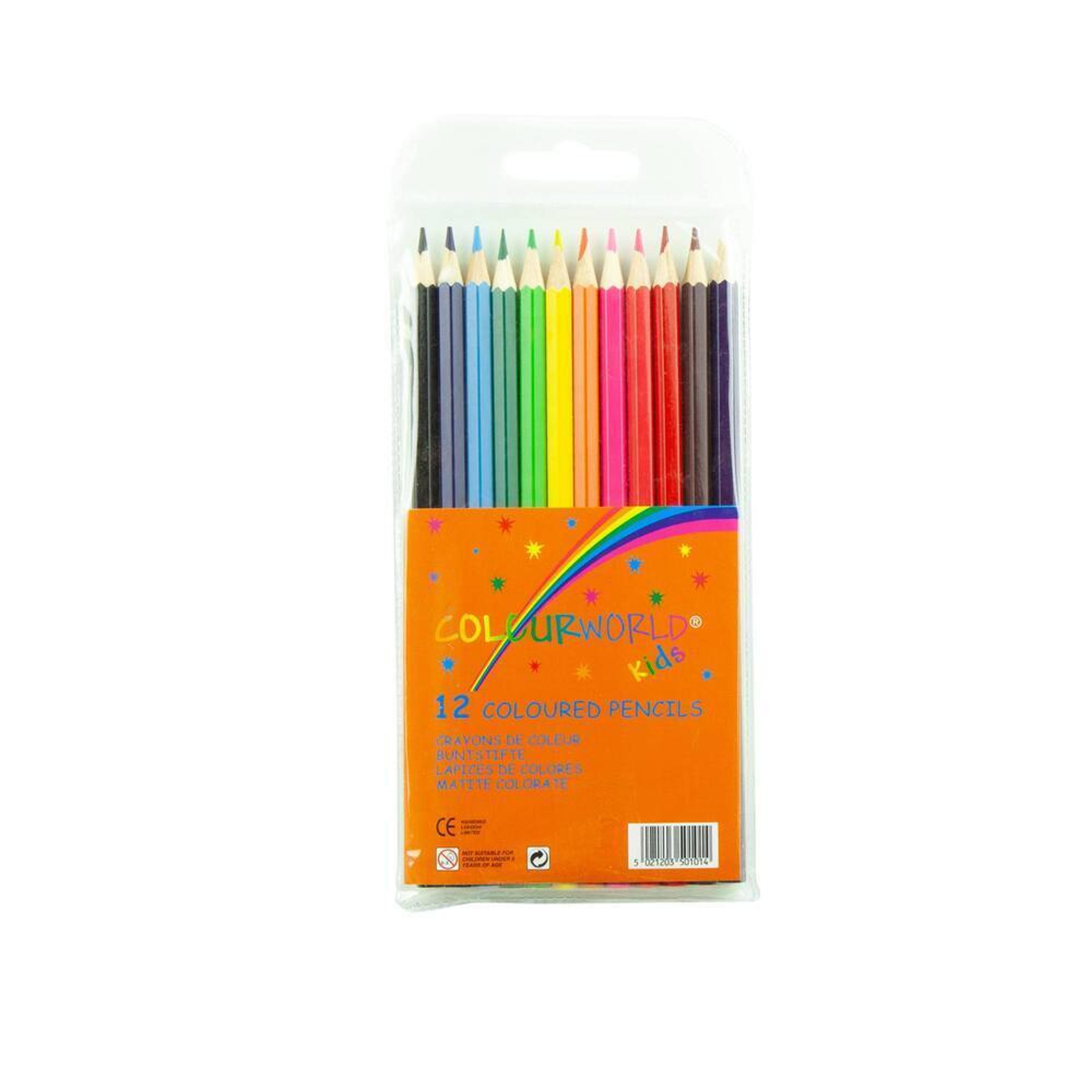 Colourworld Colouring Pencils Assorted - Pack of 12