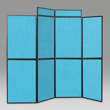 Busyfold Light 10 Panel Folding Kit With 2 Headers & Carry Bag - Cyan
