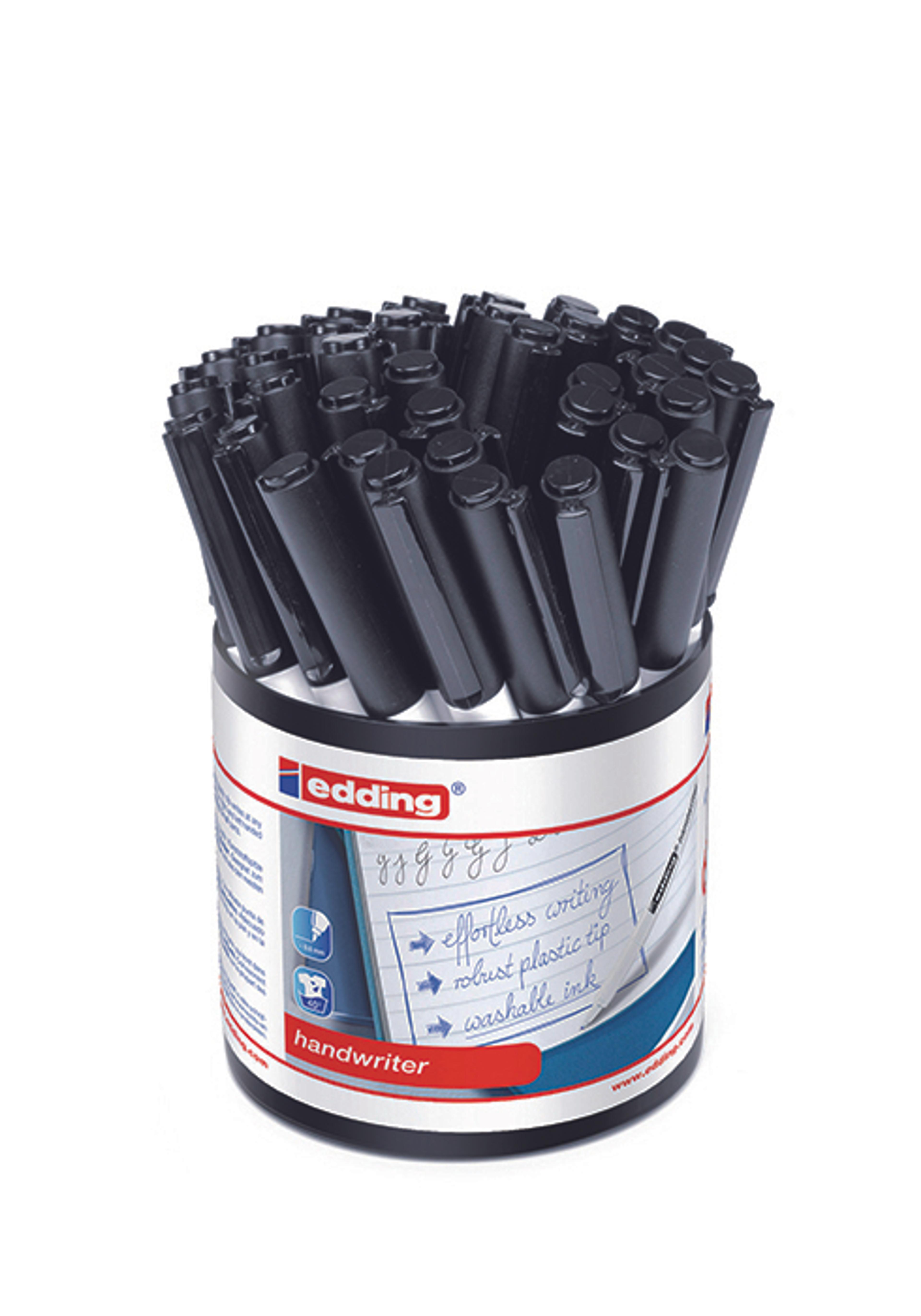 Edding Handwriting Pens - Black - Pack of 42