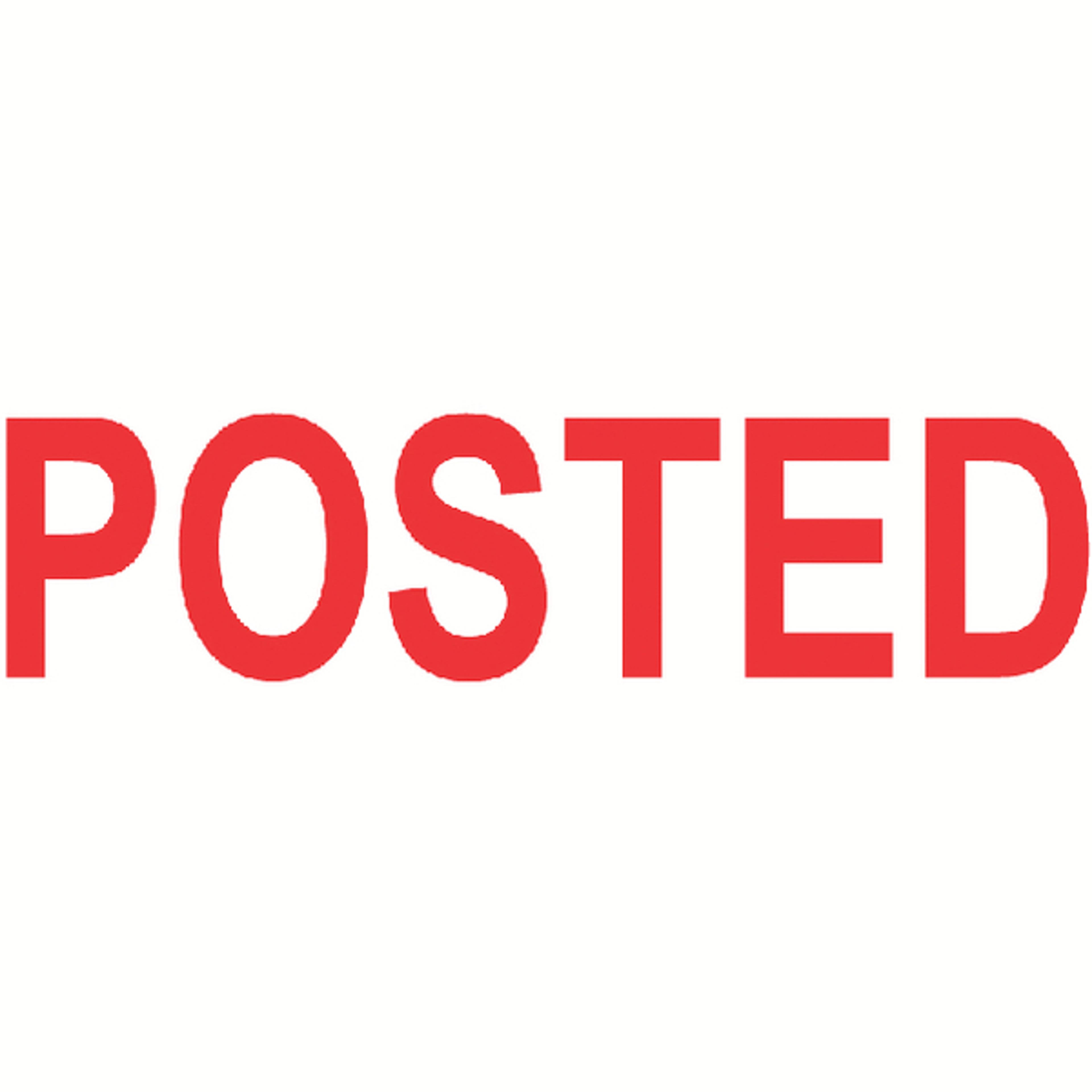 Colop Self Inking Word Phrase Stamp - Posted