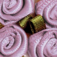 Small Satin Roses 10mm - Lilac