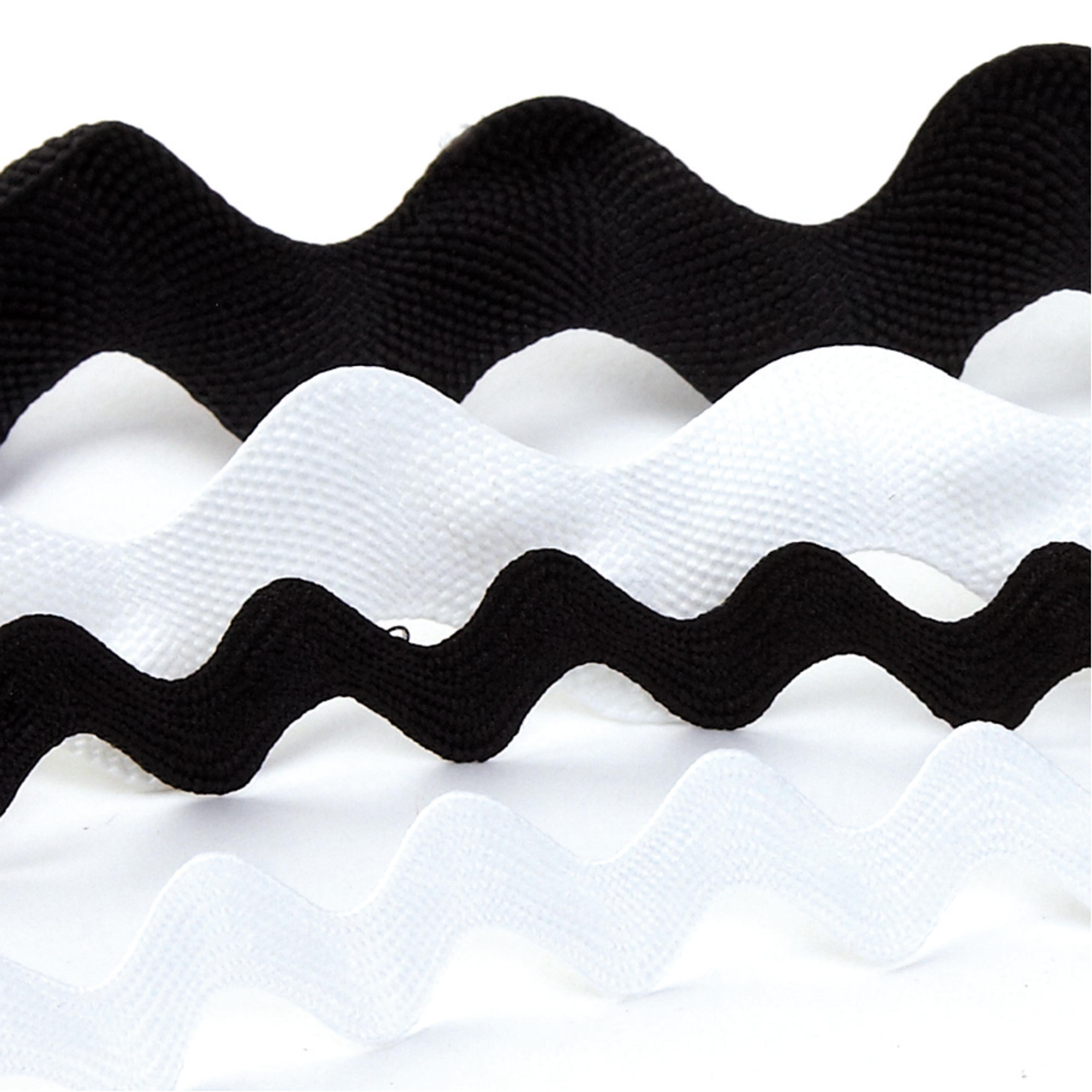 Jumbo Ric Rac 35mm x 13.5m - White