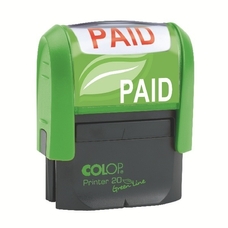 Colop Self Inking Word Phrase Stamp - Paid