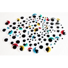 Wiggle Eyes Assorted - Pack of 1000