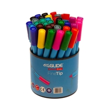 EziGlide ColourFun Fine Tip - Assorted Tub - Pack of 40