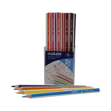 EziGlide Jumbo TriGrip Colouring Pencils - Pack of 48
