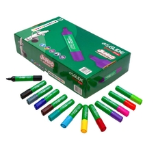 EziGlide ColourFun Jumbo Marker Chisel Tip - Assorted Classpack - Pack of 144