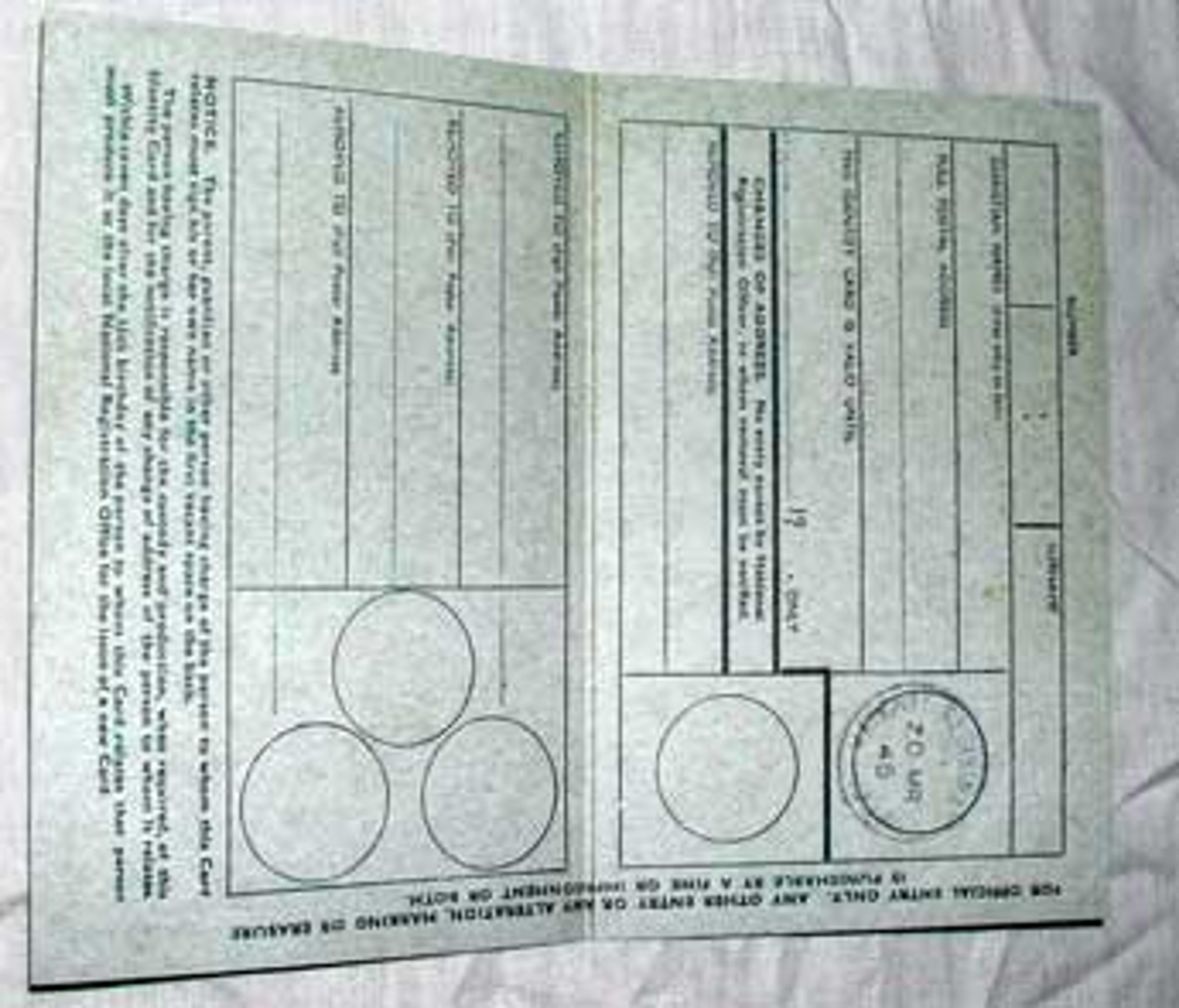 Children's Identity Cards