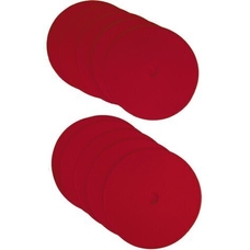 Albion Flat Disk Set - Red - Pack of 10
