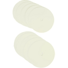 Albion Flat Disk Set - White - Pack of 10