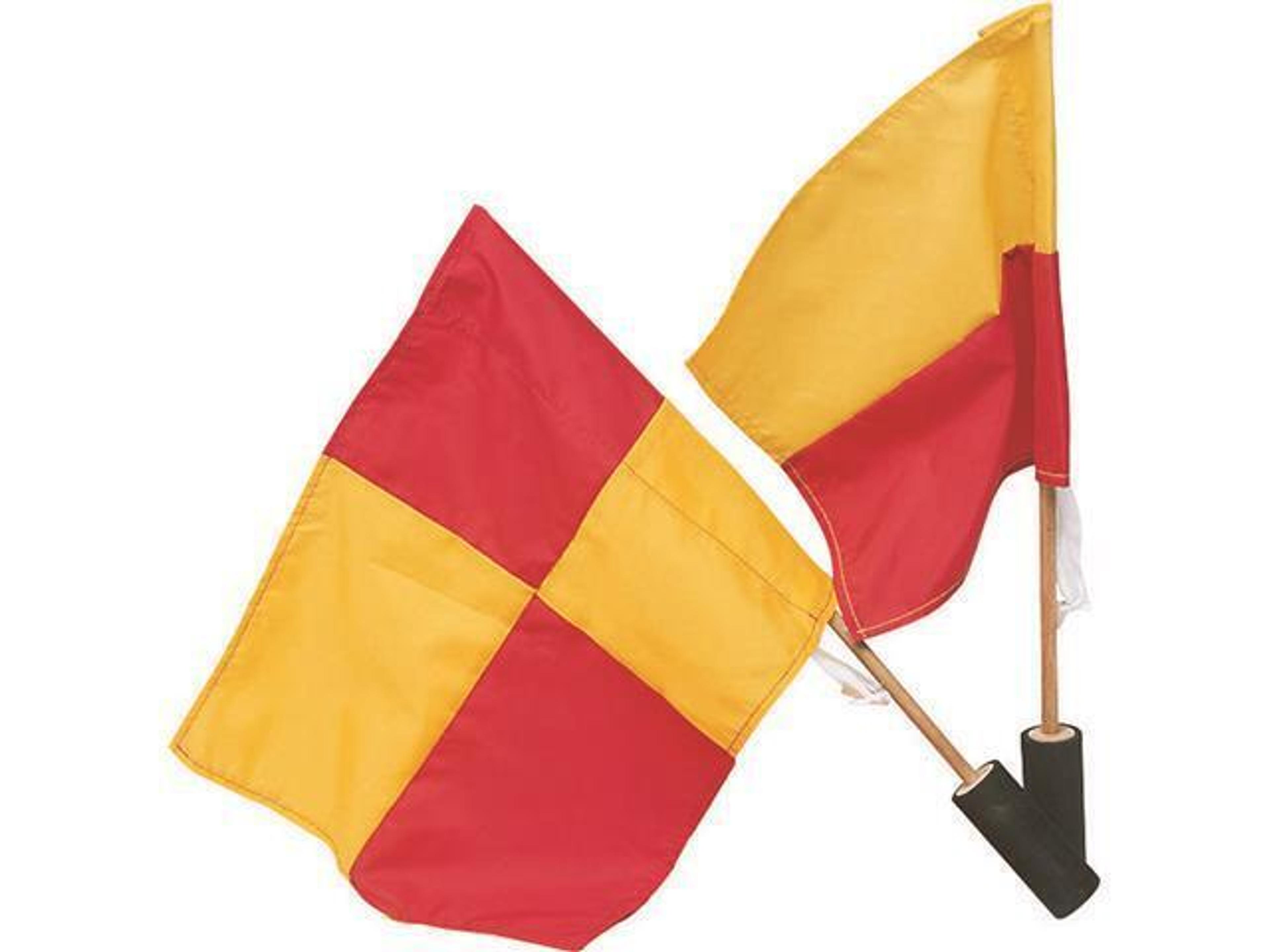 Linesmans Flags & Sticks Set