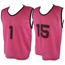 Micro Mesh 1-15 Training Vest Set Medium - Fluoresent Pink
