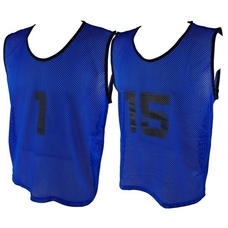 Micro Mesh 1-15 Training Vest Set Medium - Royal Blue
