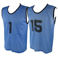 Micro Mesh 1-15 Training Vest Set Medium - Sky Blue
