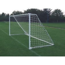 Folding Steel Mini Soccer Goals 4.88m x 1.83m - 109kg - Pack of 2
