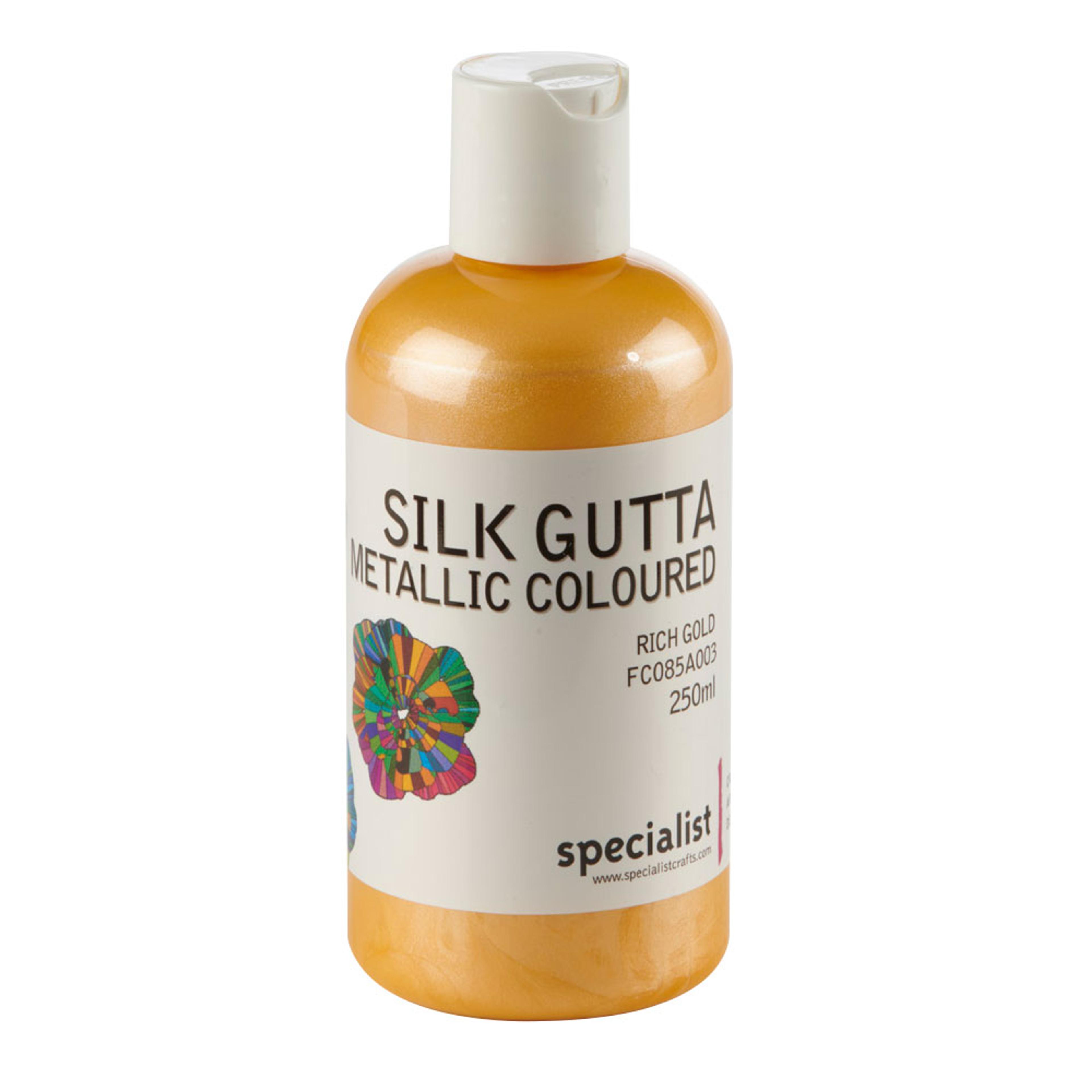 Specialist Crafts Silk Gutta - 250ml - Metallic Rich Gold