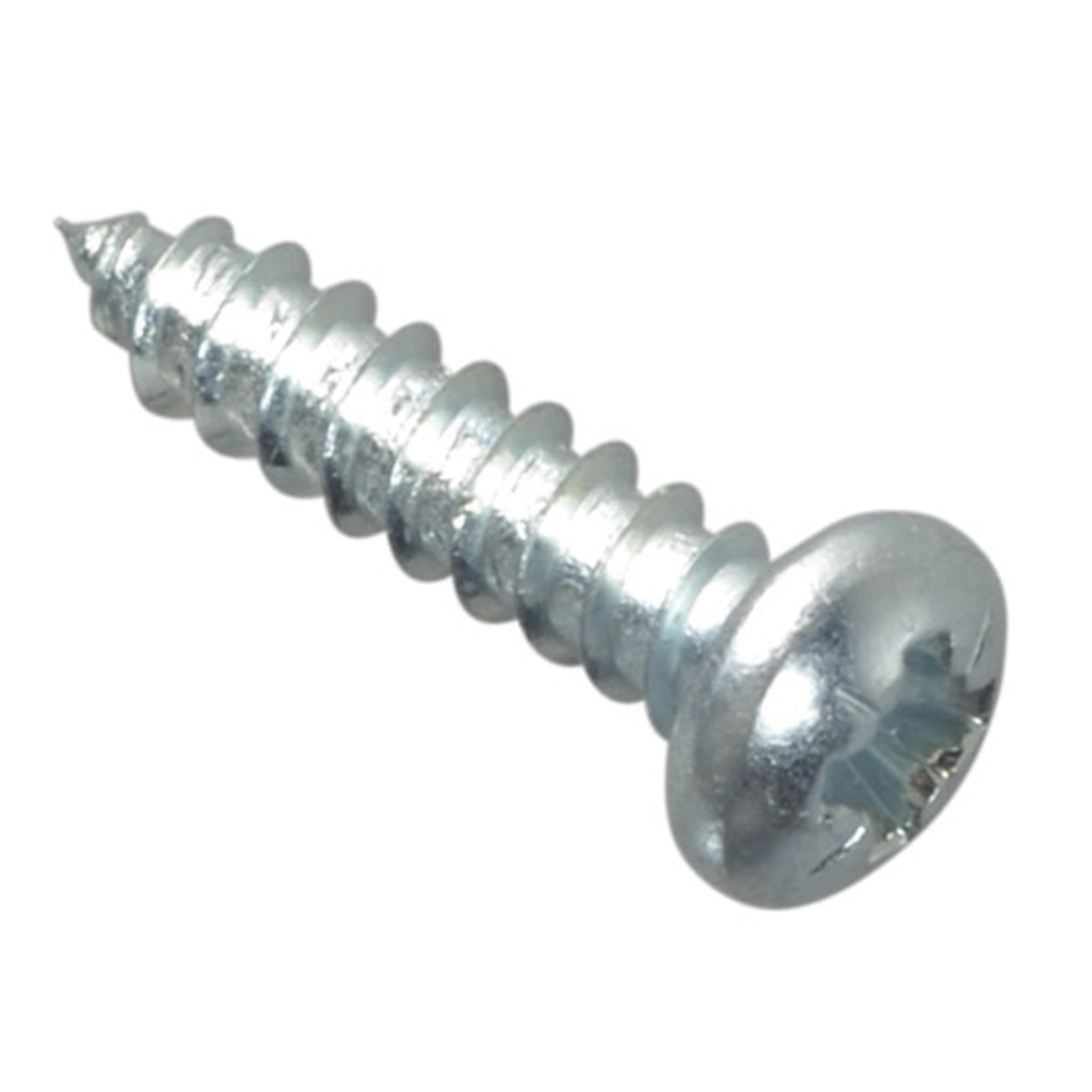 BZP Pan Head Self-Tap Screws - 1/2" x 4g. Pack of 60