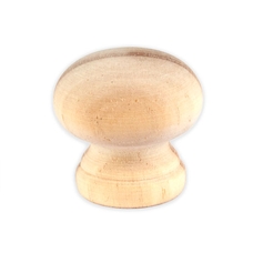 Wooden Knobs - 30mm. Pack of 10